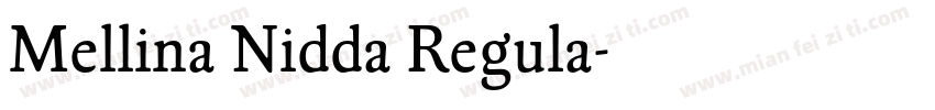 Mellina Nidda Regula字体转换